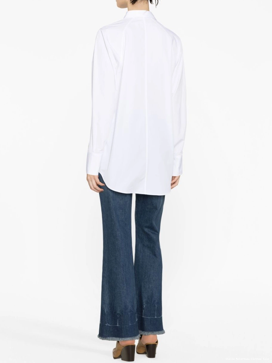 Affordable McCartney shirt Women long-sleeve cotton Stella 0809